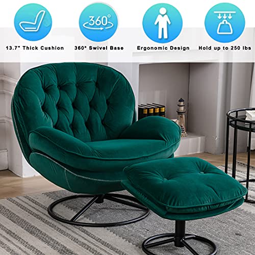 Modern Lounge Chair with Footrest
