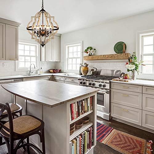 6-Light Farmhouse Chandelier