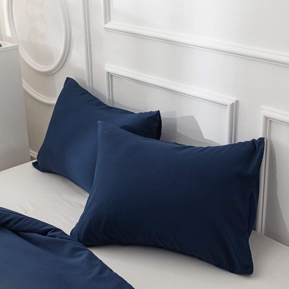 Navy Blue Comforter Set Queen Navy Blue Bedding Set Soft Dark Navy Bedding Comforter