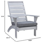 Home Décor Caitlyn Gray Outdoor Chair