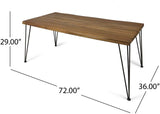 Kama Patio Dining, Rectangular, 72"