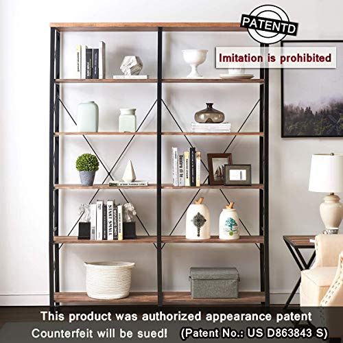 Industrial Large Open Metal Bookcases Furniture