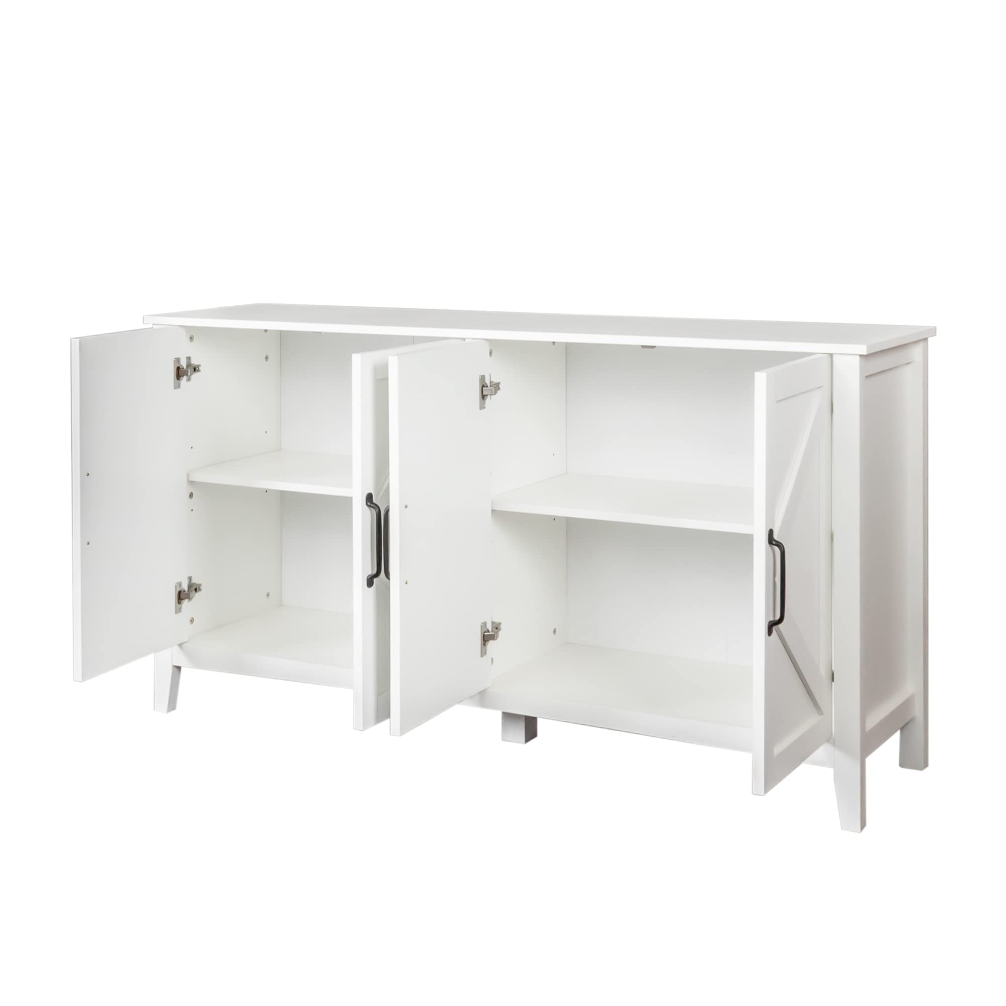 Wood Buffet Sideboard Server Storage Cabinet Console Table