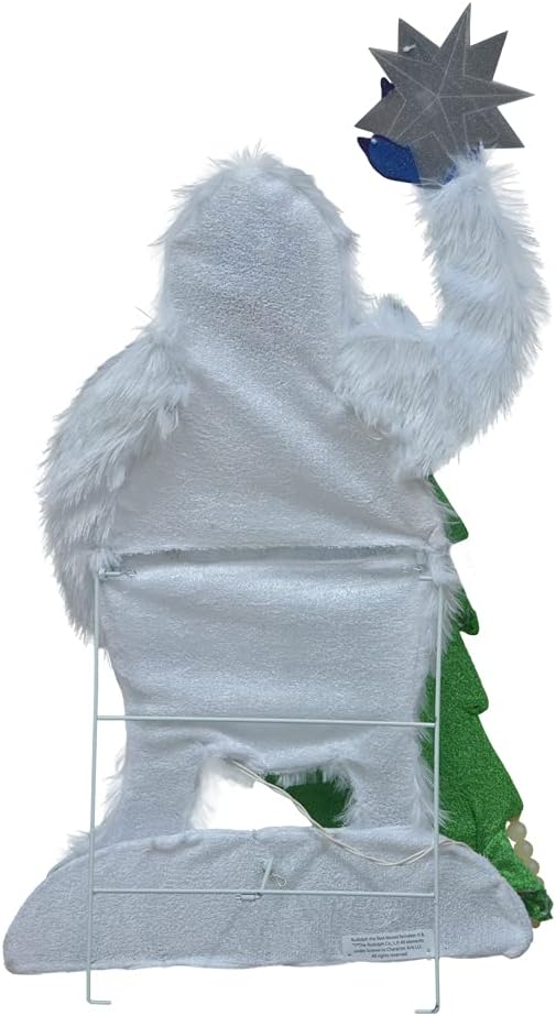 32" Pre-Lit Bumble and Christmas Tree Christmas Yard Decoration