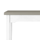 Furniture Hillsdale Clarion Side, Distressed Gray/Sea White Counter Table