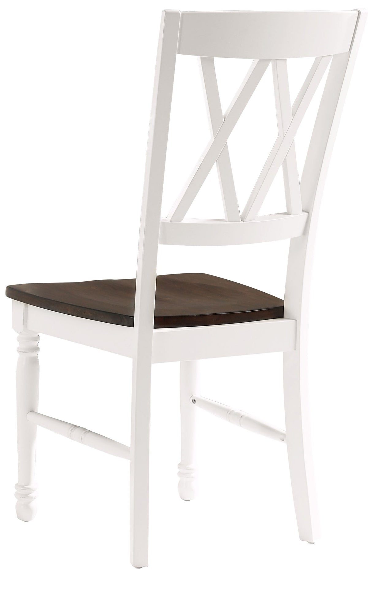 Shelby Dining Chairs (Set of 2), Distressed White