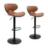 Swivel Adjustable Barstool, Counter Height Chairs w/Backrest