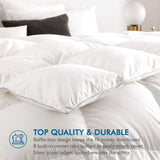 Hotel Collection Feathers Down Comforter Full/Queen Fluffy Duvet Insert for All Season