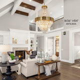 Crystal Chandeliers Contemporary Chandelier Foyer Entryway Lighting