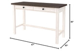 Dorrinson Modern Farmhouse 47" Home Office Desk with 2 Drawers