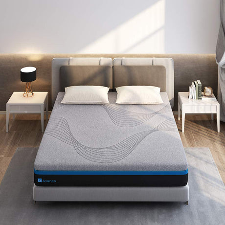 Queen Mattress, Grey Queen Memory Foam Mattress