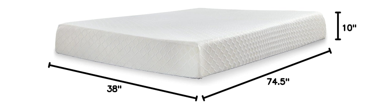 10 Inch Medium Firm Green-Tea Memory Foam Mattress