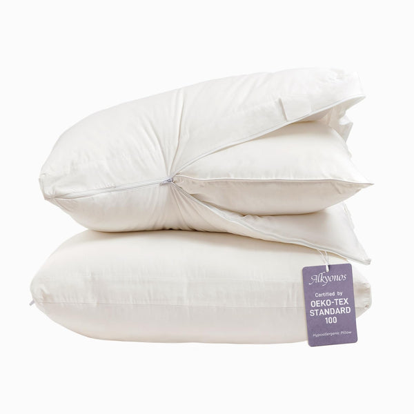 Adjustable Hypoallergenic Pillows for Soft Medium Firm, King (20" x 36") and Adjustable