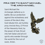 8 Inch Saint Michael Archangel Full Demon Statue Intricate Detail