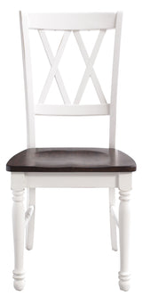 Shelby Dining Chairs (Set of 2), Distressed White