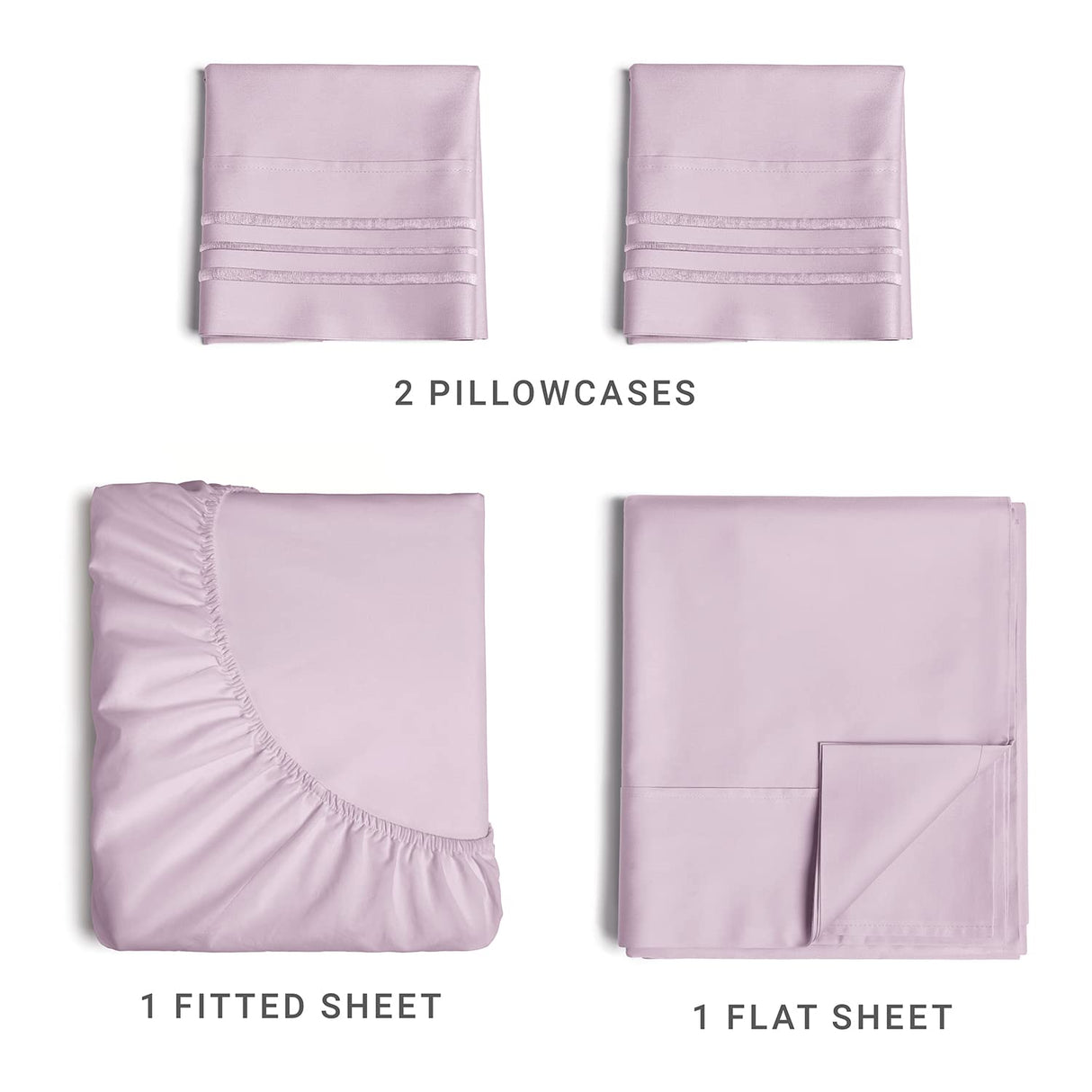 Queen Size Sheet Set - Breathable & Cooling Sheets