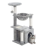 Cat Tree, Small Cat Condo Tower with Hammoc