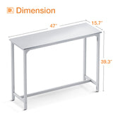 47" Bar Table, Bar Height Pub Table, Counter Height Bar Table