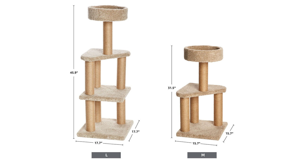 Cat Tree Indoor Climbing Activity Tower with Scratching Posts, large