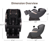 2023 Massage Chair of Dual-core S Track, Full Body Massage Recliner of Zero Gravity