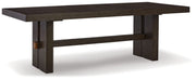 Burkhaus Traditional Rectangle Extension Dining Room Table