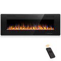 50 inch Electric Fireplace Inserts  in Wall Recessed and Wall Mounted