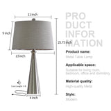 25.75" Table Lamps Set of 2 for Living Room Bedroom