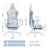 High Back Ergonomic Office Desk Computer Chair with Lumbar Support