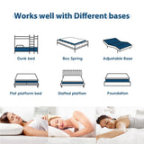 Full Mattress 10 Inch Cooling Gel Memory Foam Mattress, Breathable Bed