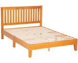 Wood Platform Bed Frame Solid Wood Foundation/Wood Slats Support