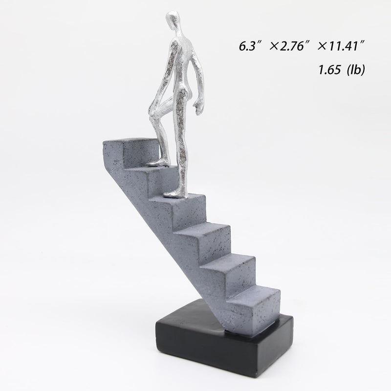 Ladder Statue and Sculpture, Creative Climbing Stairs Figurines