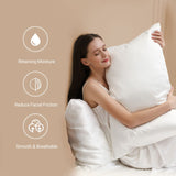 100% Pure 22 Momme Mulberry Silk Pillowcase for Hair and Skin - Grade 6A Silk