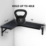 Floating Corner Shelves for Wall Décor Storage