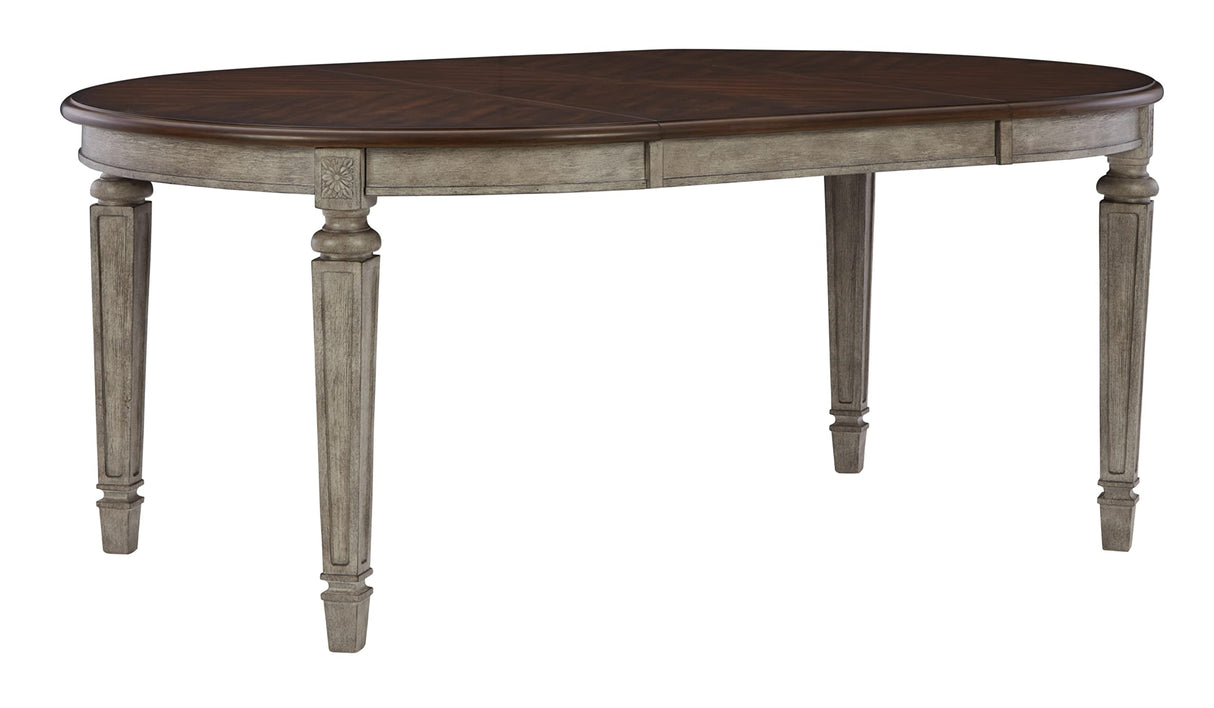 Londenbay Classic Farmhouse Oval Dining Room Extension Table