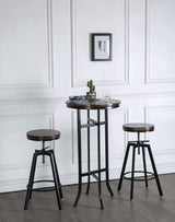 Bar Bistro Cocktail Pedestal Tables for Kitchen, Dining Room - Bistro, Coffee