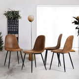 Dining Chairs Set of 4, Modern Mid-Century Style Dining Room Side Chairs