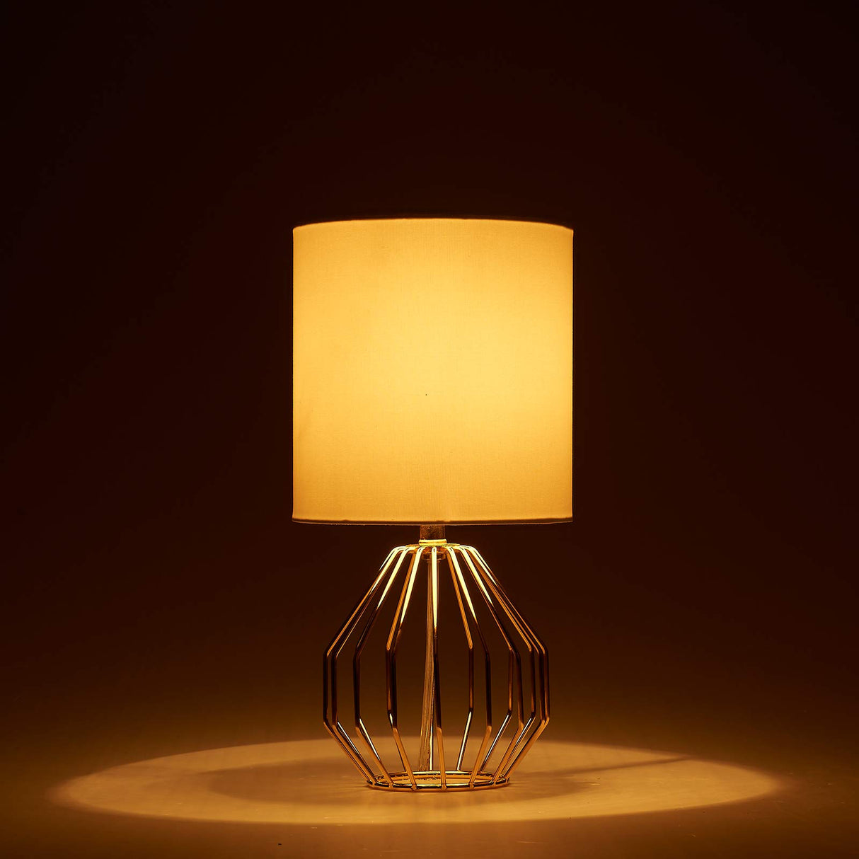 Table Lamp,Modern Hollowed Out Small Bedside Lamp