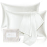 100% Pure Mulberry Silk Pillowcase for Hair and Skin - Allergen Resistant Dual Sides