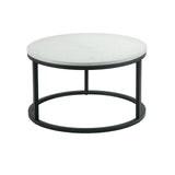 Modern Round Nesting Coffee Tables for Living Room