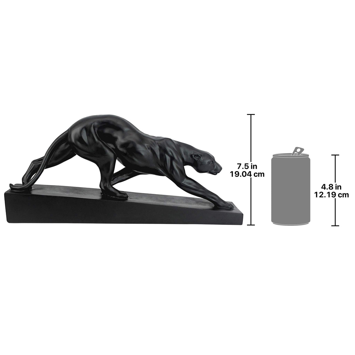 EU6104 Panther on the Prowl Art Deco Statue