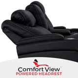 Vienna Home Theater Seating - Top Grain Leather Power Recline Power Headrest