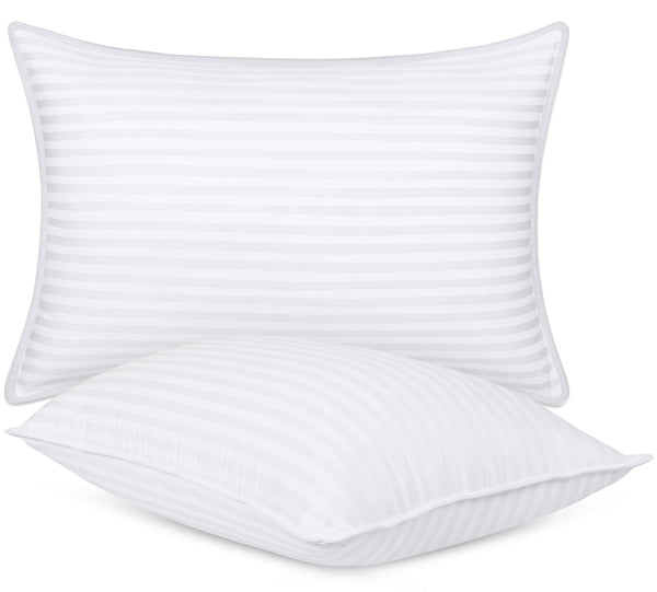 Bed Pillows for Sleeping Queen Size (White), Set of Cooling Hotel Quality