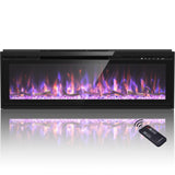 Recessed and Wall Mounted Ultrathin Fireplace Fireplace