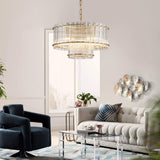 21032 Drum Chandelier Light Fixture