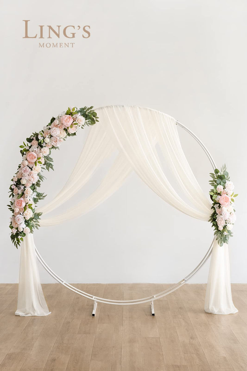 Artificial Wedding Arch Floral Arrangements 2pcs for Ceremony Backdrop Reception