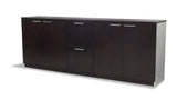 Reagan Modern Polished Cabinet Credenza