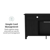 Highboy Fireplace TV Stand for TVs up to 65 Inches