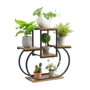HeartStyle 4-Tier Plant Stand – Elegant Wrought Iron Display Rack