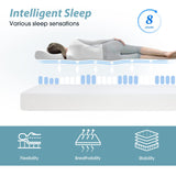 6 in Gel Memory Foam Mattress for Cool Sleep & Pressure Relief, Twin