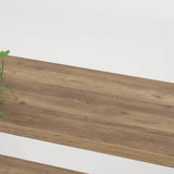Industrial 4 Tier Bookshelf, Modern Metal and Wood